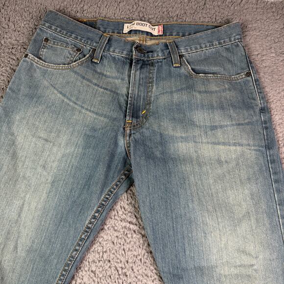 Vintage Levis 527 Jeans Mens 32x32 Blue Wash Denim Bootcut Western Cowboy Flare - Picture 1 of 11
